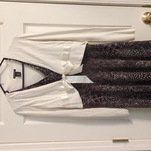 Sleeveless dress with sweater sz 4/S